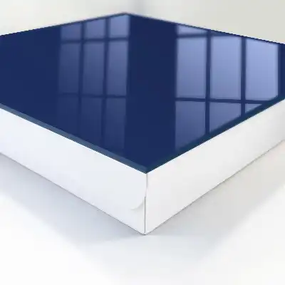 Key box for home Vibrant navy minimalist style