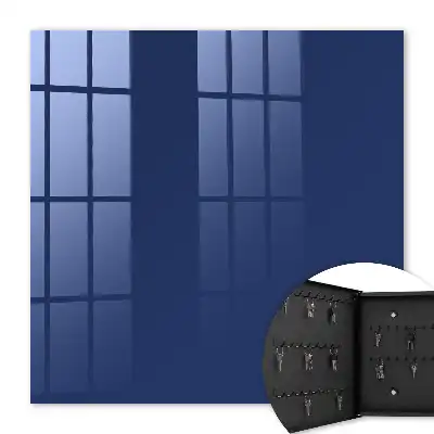Key box for home Vibrant navy minimalist style
