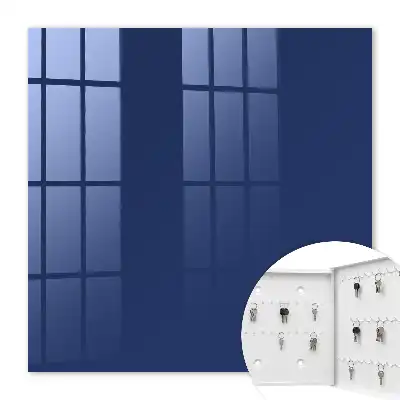 Key box for home Vibrant navy minimalist style