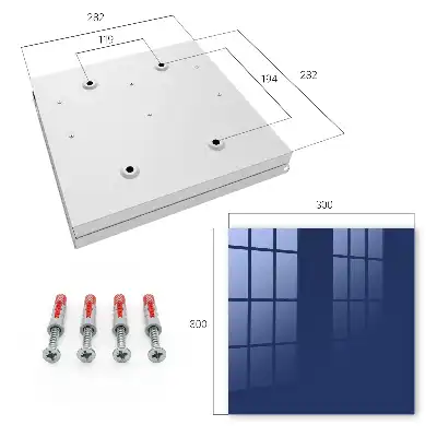 Decorative key box Dark blue of modern interiors