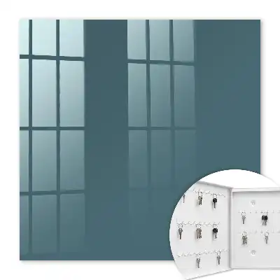 Key cabinet Muted turquoise modern elegance