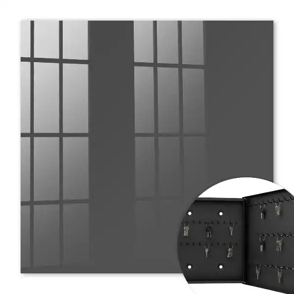 Wall mounted key cabinet Dark gray