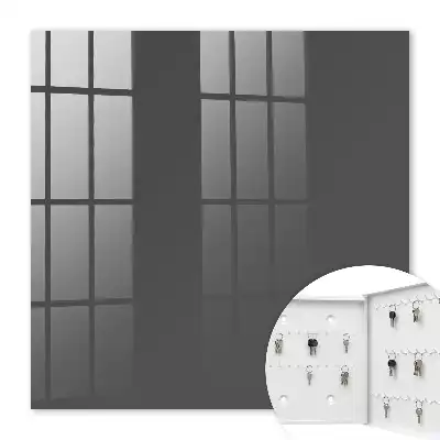 Wall mounted key cabinet Dark gray