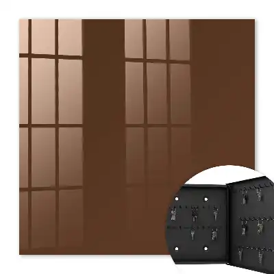 Wall mounted key box Chestnut brown harmony simplicity