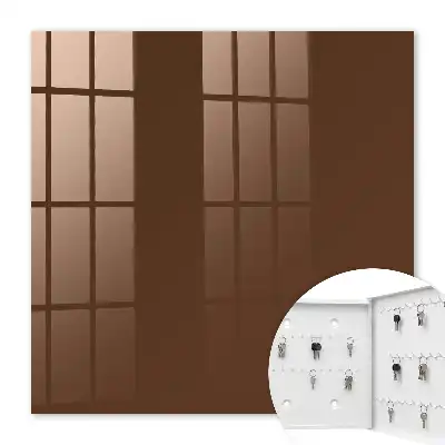 Wall mounted key box Chestnut brown harmony simplicity