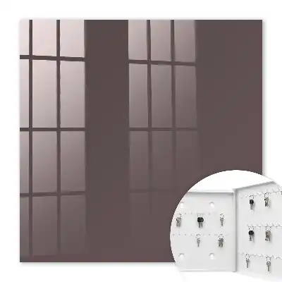 Key cabinet The faded brown of elegant interiors