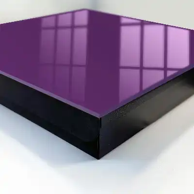 Wall mounted key cabinet Strong purple minimalist modern