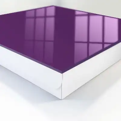 Wall mounted key cabinet Strong purple minimalist modern