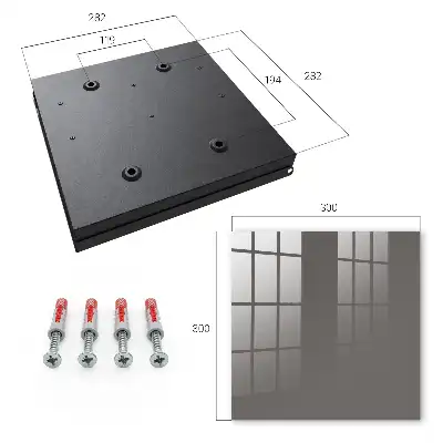 Wall mounted key box Dark gray