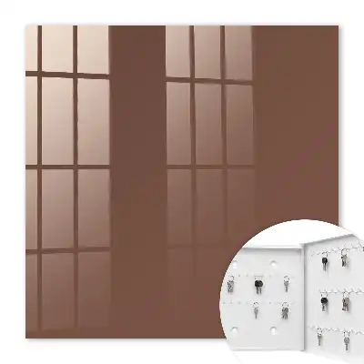 Decorative key box Brown color full of elegance