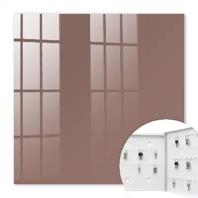 Decorative key box Pastel brown modern background