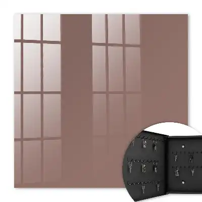 Wall mounted key box Light brown additional patterns