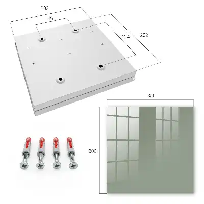 Wall mounted key cabinet Sage elegance harmony