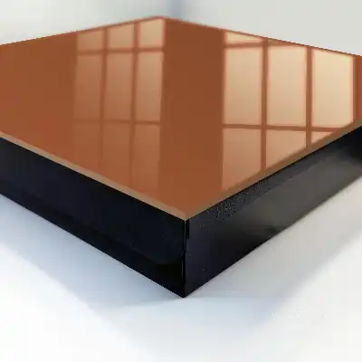 Key box for home Dark orange brown motif