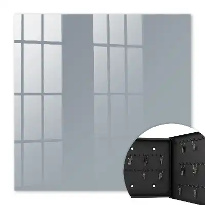 Wall mounted key cabinet Gray simplicity peace