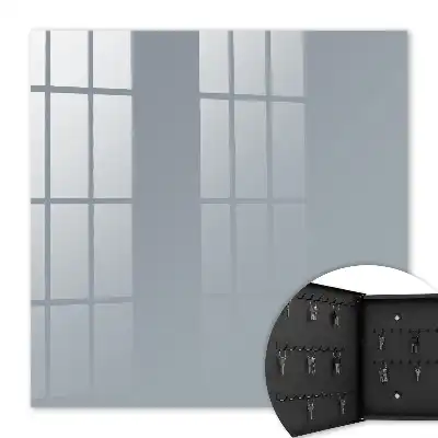 Wall mounted key cabinet Gray simplicity peace