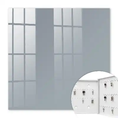 Wall mounted key cabinet Gray simplicity peace