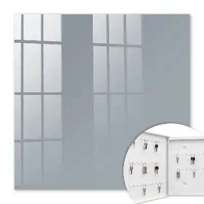 Wall mounted key cabinet Gray simplicity peace