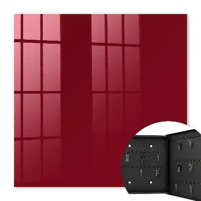 Decorative key box Vibrant Burgundy Elegant Minimalist