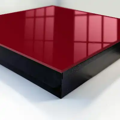 Decorative key box Vibrant Burgundy Elegant Minimalist