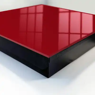 Wall mounted key cabinet Light burgundy minimalist style