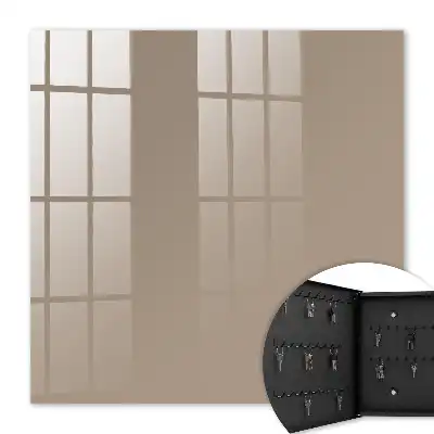 Key cabinet Intense orange color - light brown