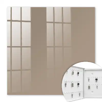 Key cabinet Intense orange color - light brown