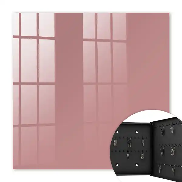 Decorative key box Solid shade of burgundy - vivid