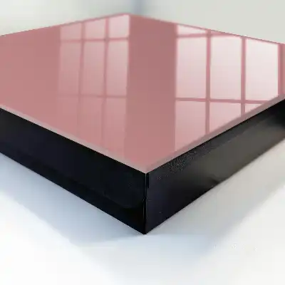 Decorative key box Solid shade of burgundy - vivid