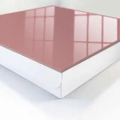 Decorative key box Solid shade of burgundy - vivid