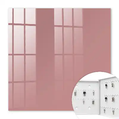 Decorative key box Solid shade of burgundy - vivid