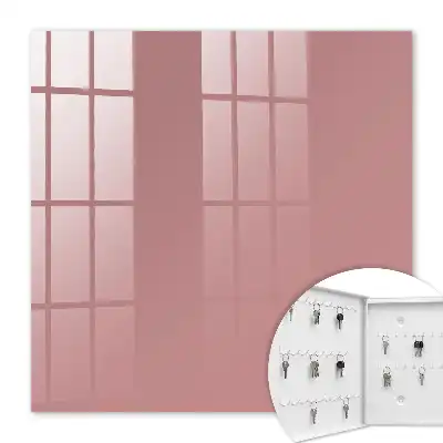 Decorative key box Solid shade of burgundy - vivid