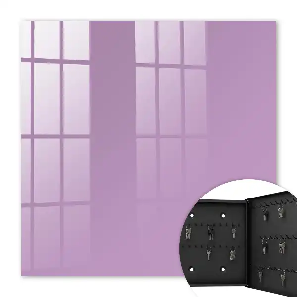 Key cabinet Light purple calming surface