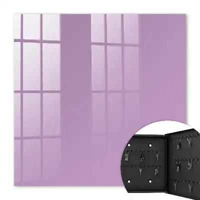 Key cabinet Light purple calming surface