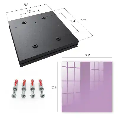 Key cabinet Light purple calming surface
