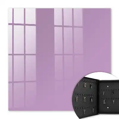 Key cabinet Light purple calming surface