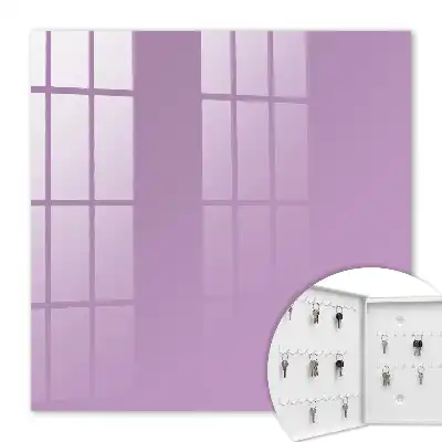 Key cabinet Light purple calming surface