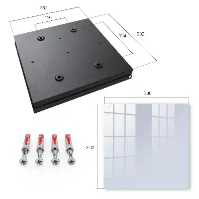 Key box for home Gray blue minimalist style