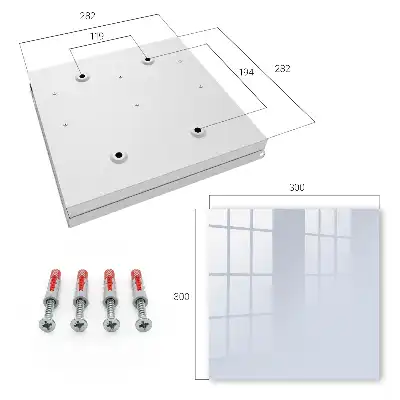 Key box for home Gray blue minimalist style