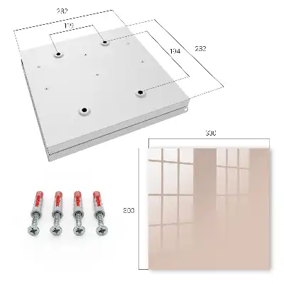 Key cabinet Beige pink harmony minimalist