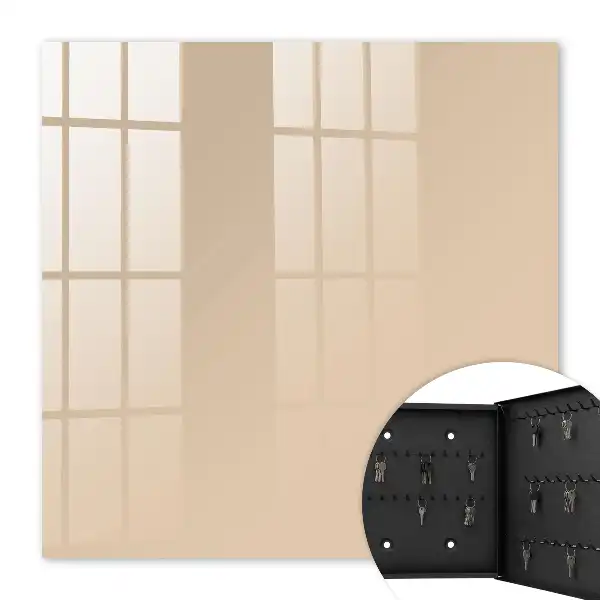 Decorative key box Beige orange calm elegance