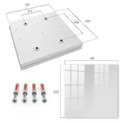 Key cabinet Minimalist solid background - gray
