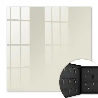 Wall mounted key box Creamy stone, elegant and calming