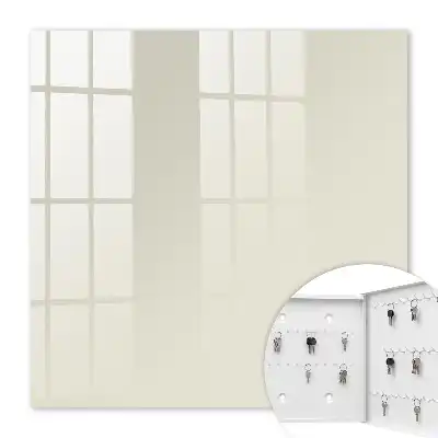 Wall mounted key box Creamy stone, elegant and calming