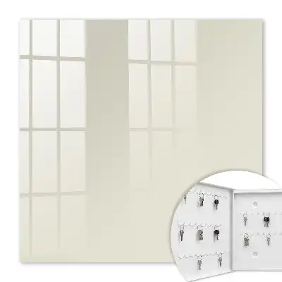 Wall mounted key box Creamy stone, elegant and calming