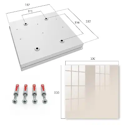 Key box for home Beige stone warm atmosphere
