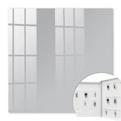 Wall mounted key cabinet Smooth gray