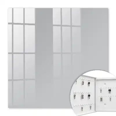 Wall mounted key cabinet Smooth gray
