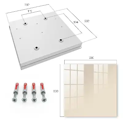 Wall mounted key box Light stone simplicity harmony