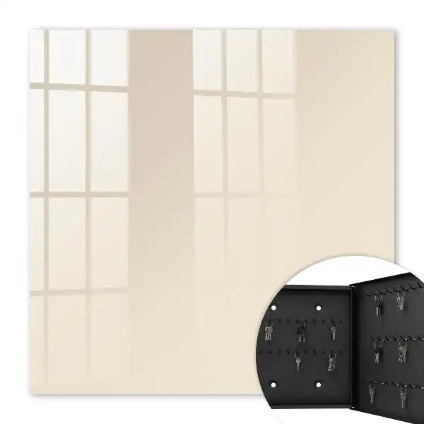 Wall mounted key cabinet Creamy, elegant, calming